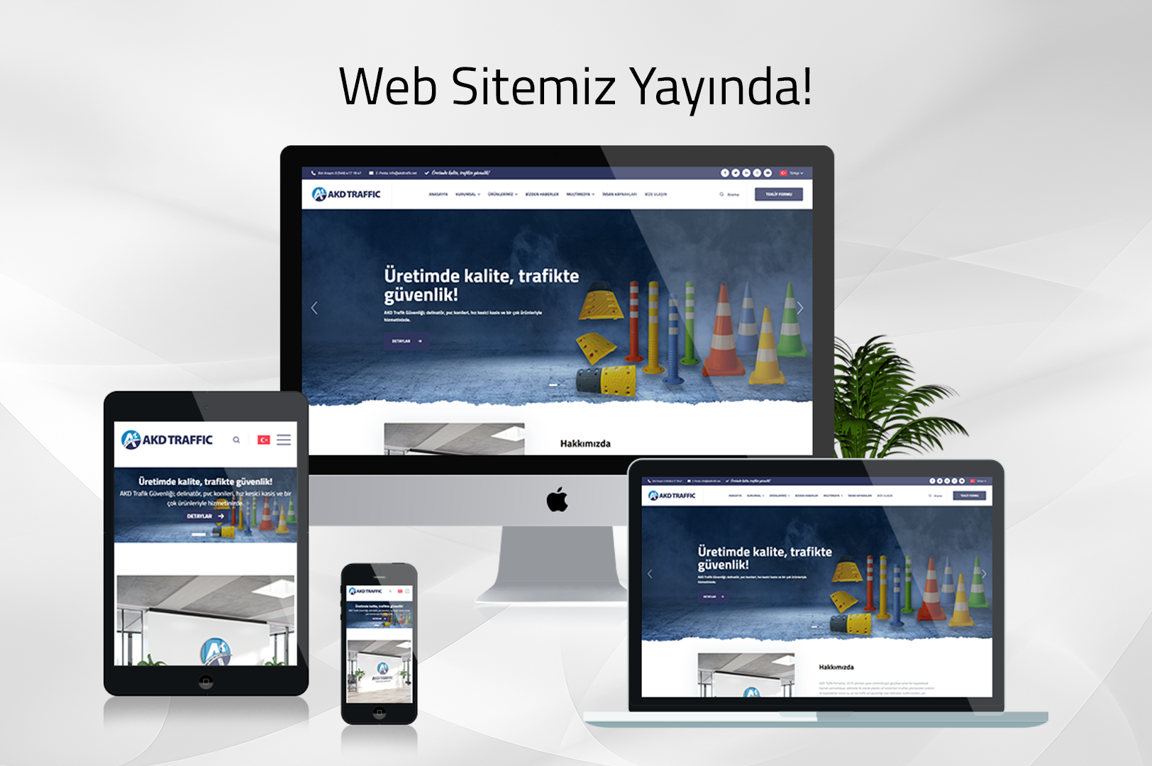 Kurumsal web sitemiz yayında!