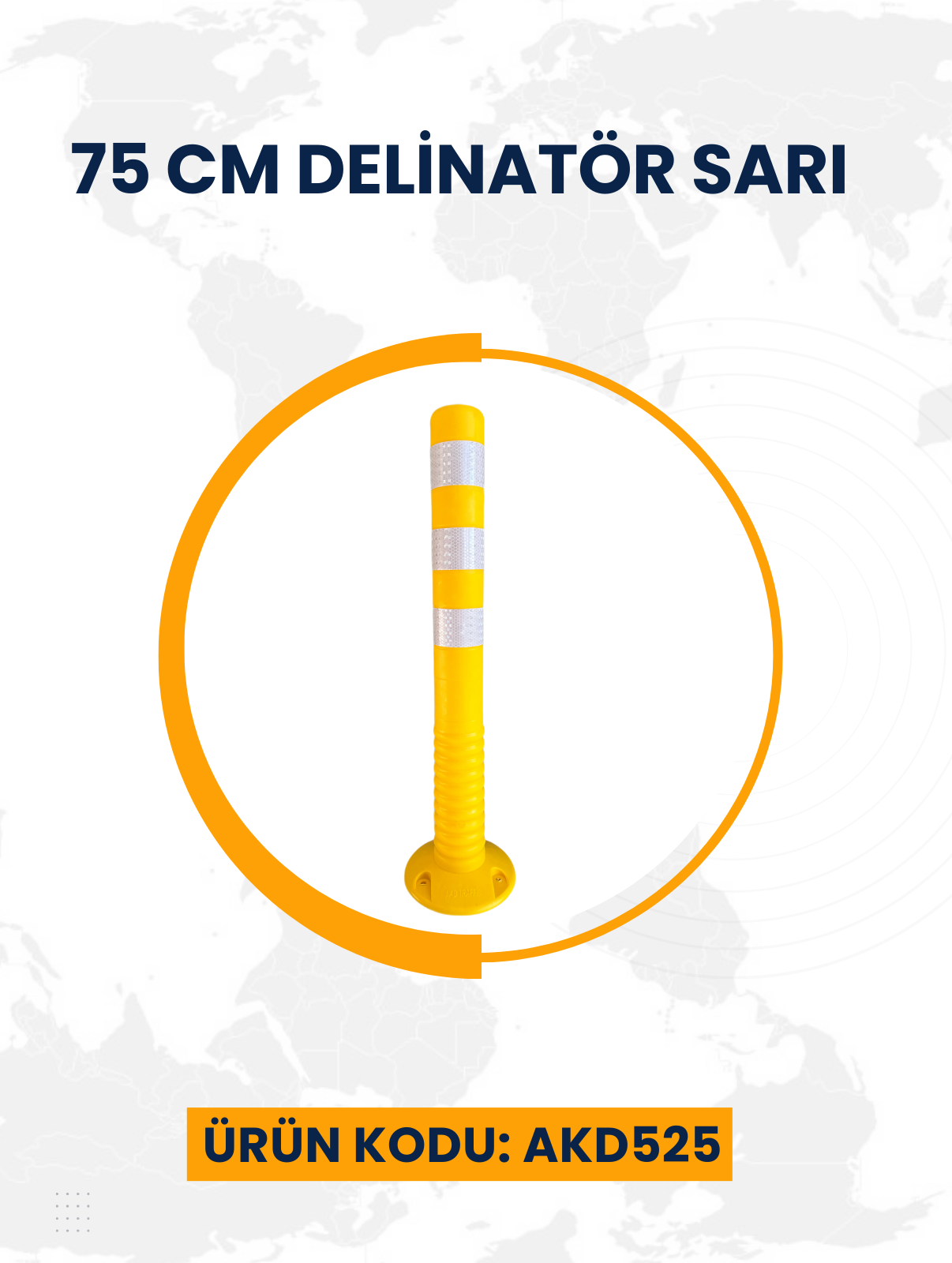 75 cm Delinatör Sarı
