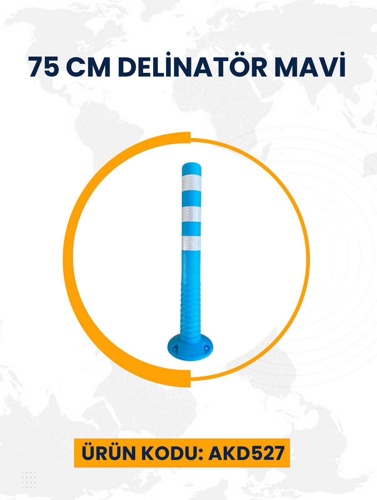 75 cm Delinatör Mavi