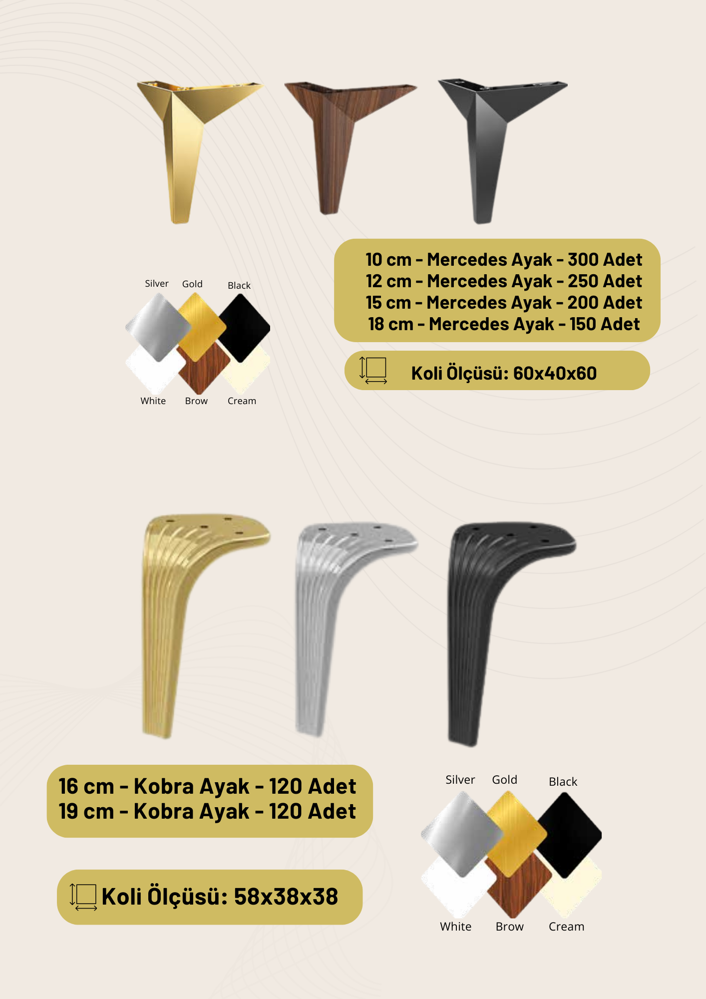 Plastik Ayak ve Aksesuarlar