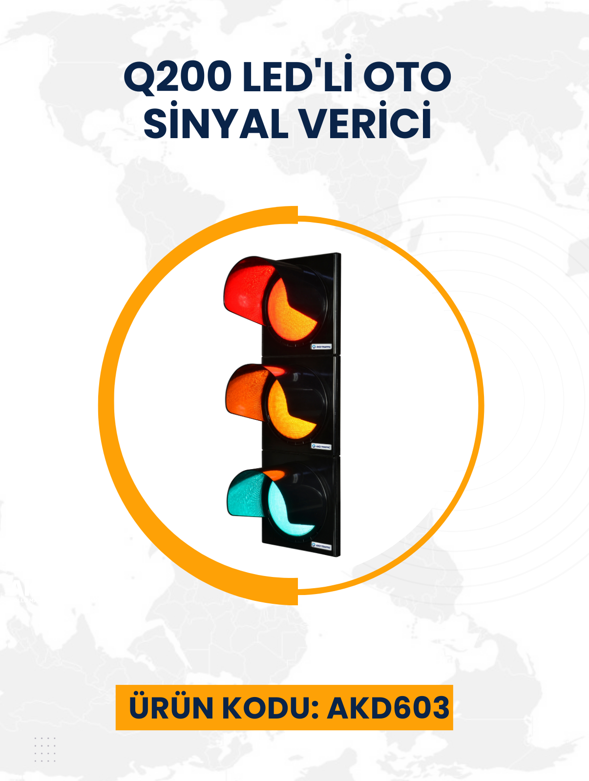 Q200 LED'li Oto Sinyal Verici