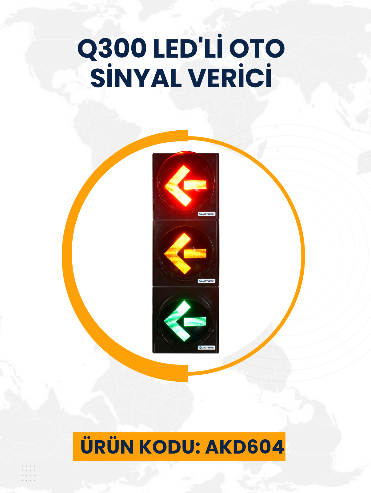 Q300 LED'li Oto Sinyal Verici