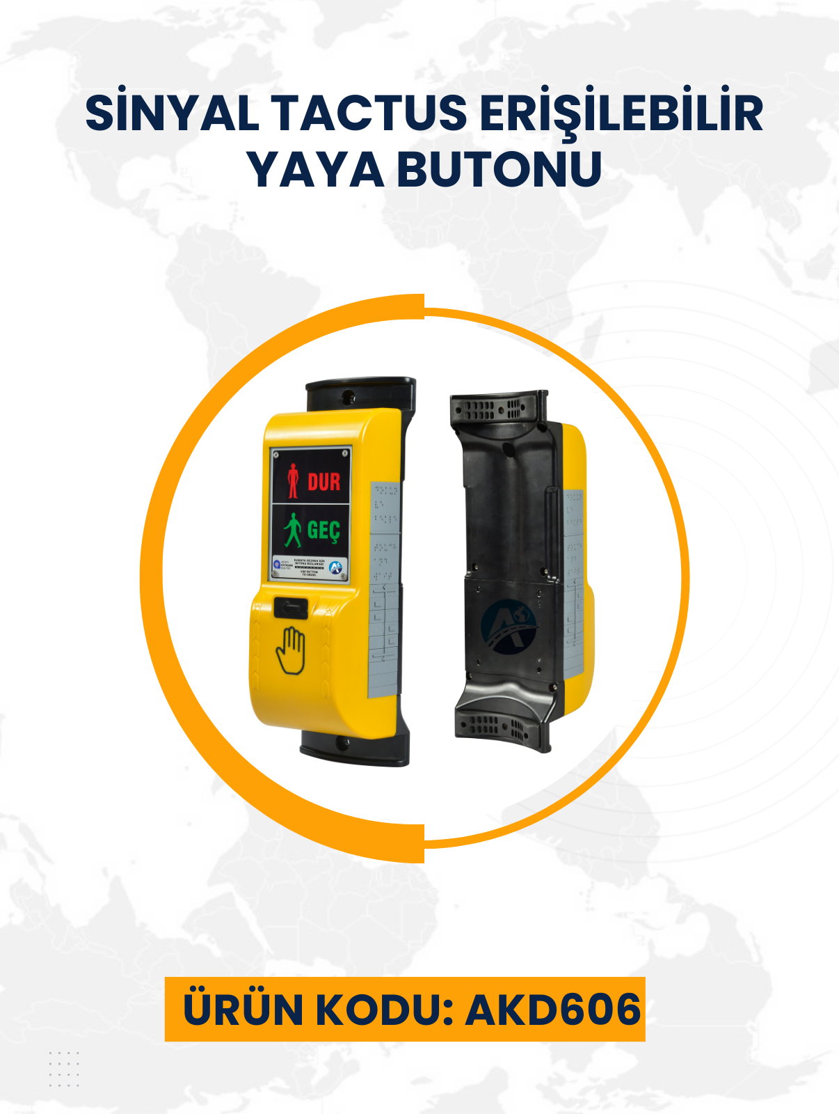 Sinyal Tactus Erişilebilir Yaya Butonu