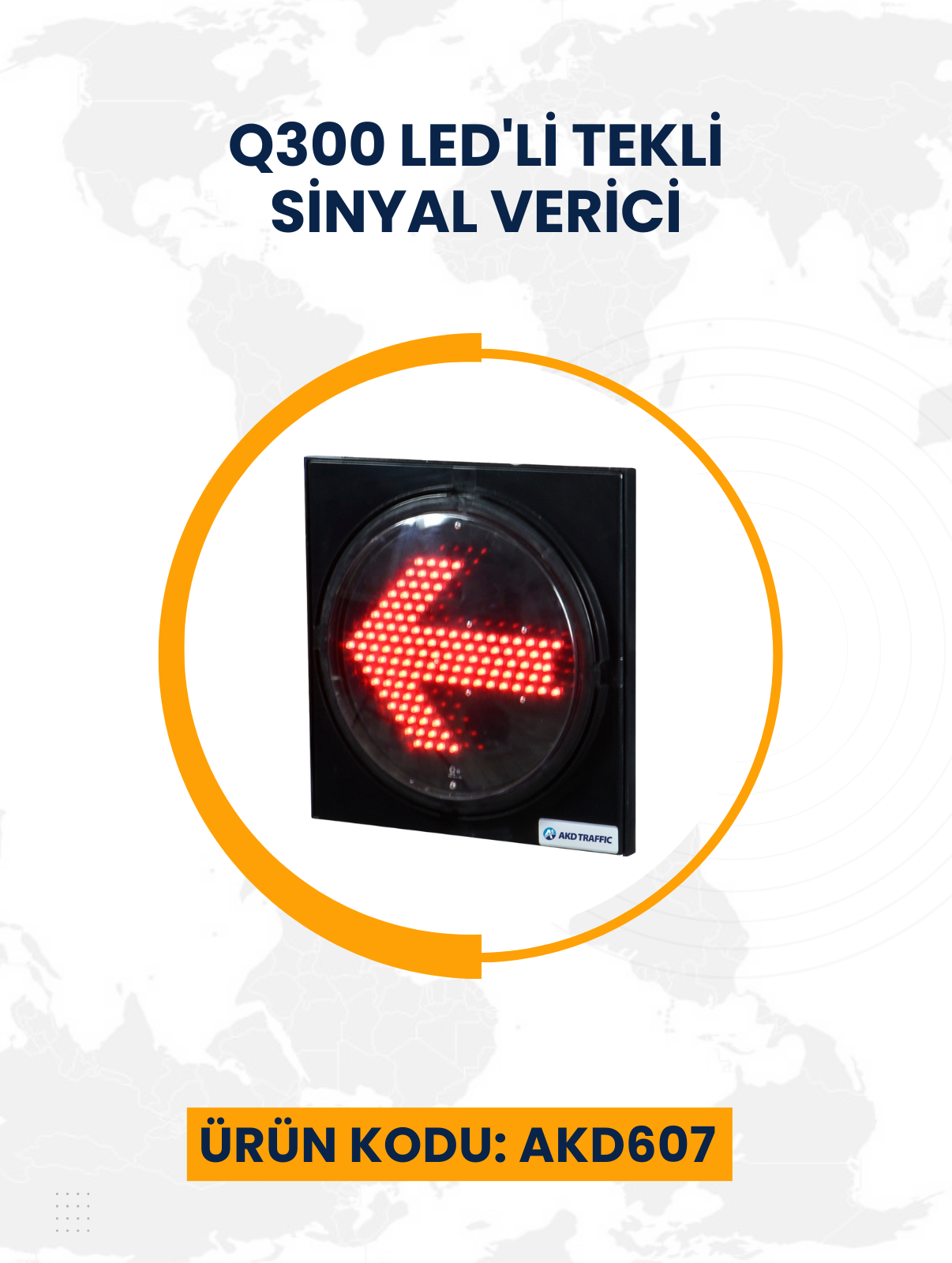 Q300 LED'li Tekli Sinyal Verici