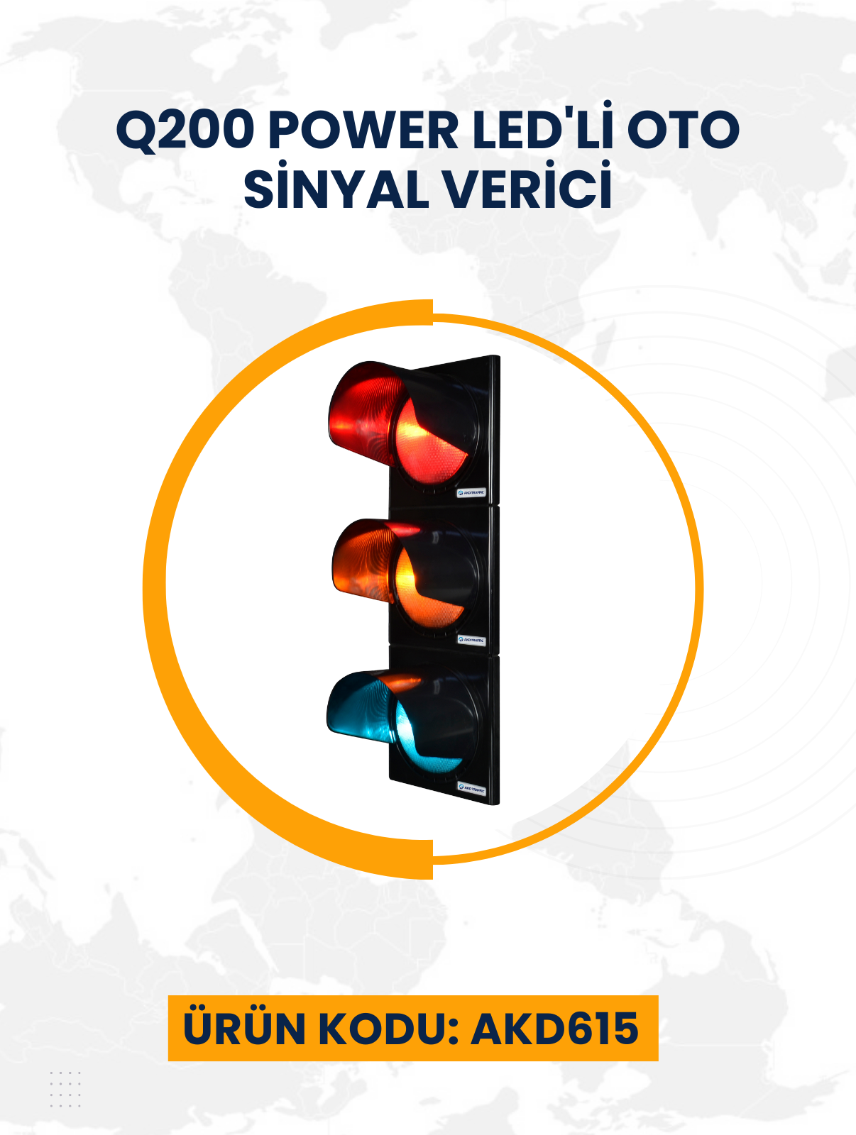 Q200 Power Led'li Oto Sinyal Verici