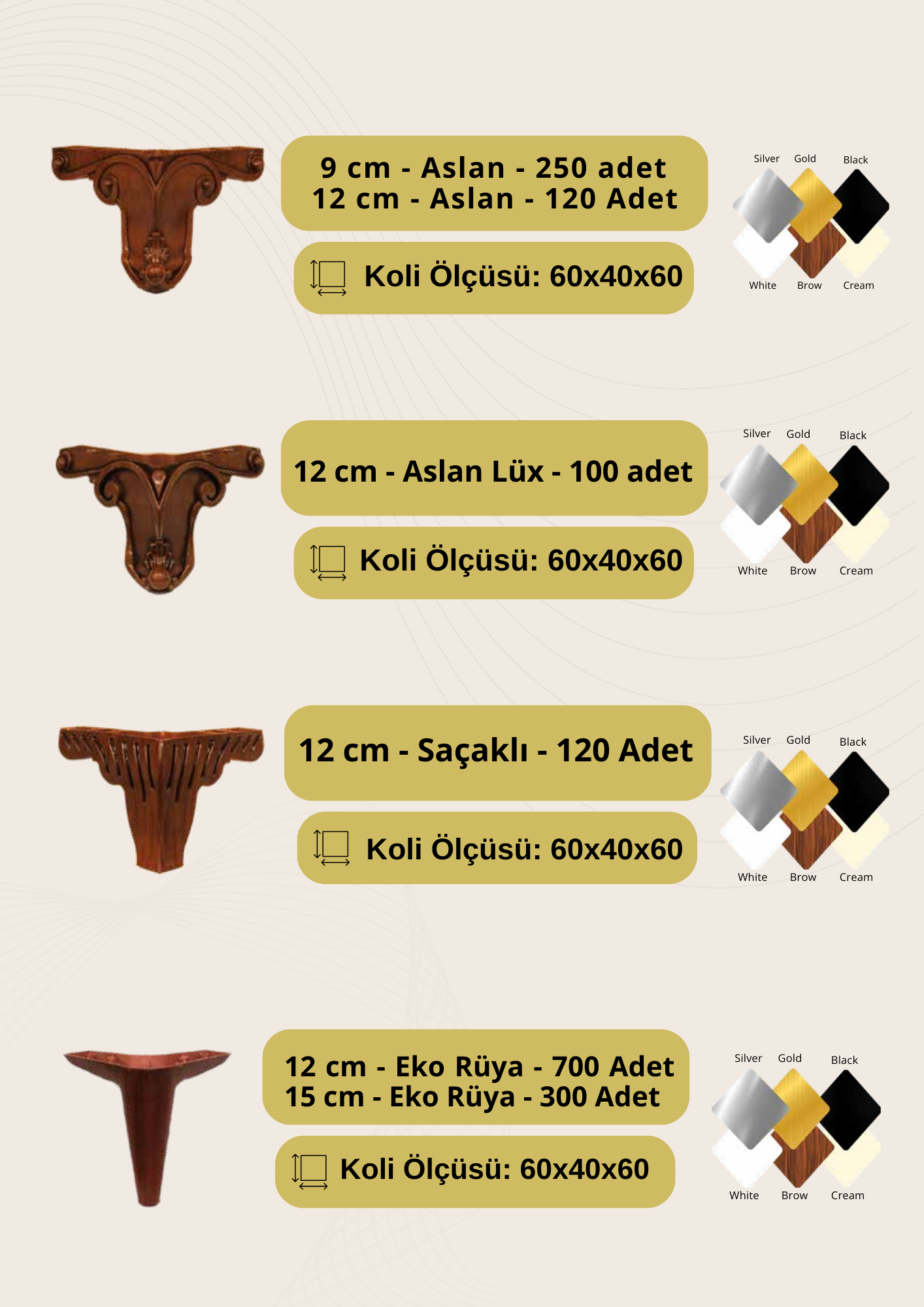 Plastik Ayak ve Aksesuarlar